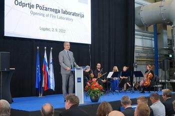 V Logatcu odprli največji požarni             laboratorij v tem delu Evrope