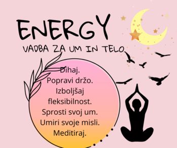ENERGY vadba za um in telo - BREZPLAČNA PREDSTAVITEV