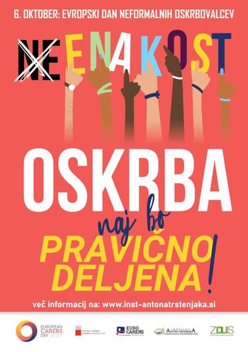 6. oktober je Evropski dan neformalnih oskrbovalcev