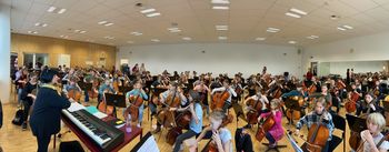 Violončelisti Glasbene šole Sevnica na festivalu Cellofest Ljubljana