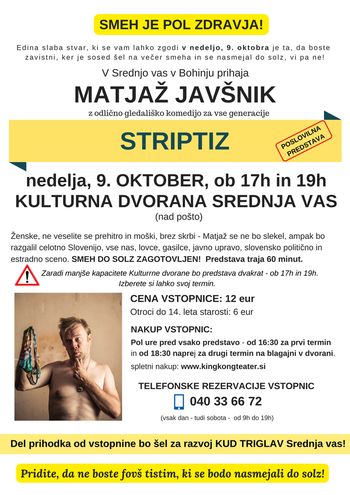 Monokomedija: STRIPTIZ