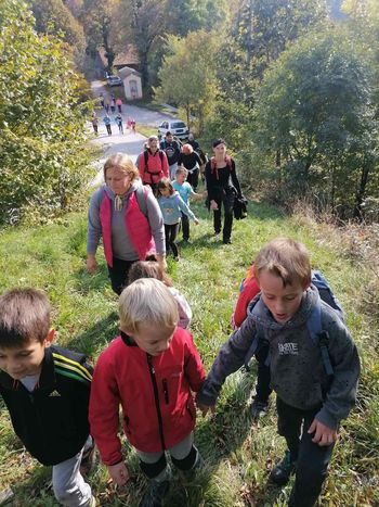 Sprejem prvošolcev v Planinsko društvo Prebold