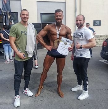 Erik Ferfolja zmagovalec na mednarodnem bodybuilding tekmovanju