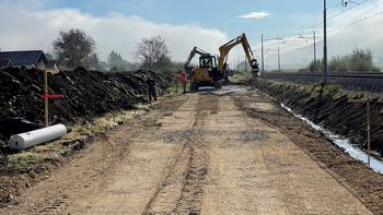 Gradnja kolesarske povezave Celje – Štore – Šentjur vidno napreduje 