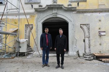 Državni sekretar Čelik Vidmar na ogledu Ruardove graščine