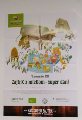 Tradicionalni slovenski zajtrk tudi na OŠ Žiri