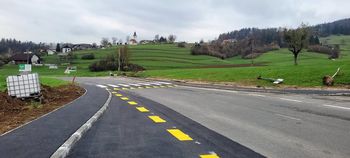 Cesta v Veliki Stari vasi lepo prenovljena
