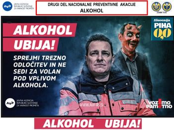 Drugi del Nacionalne preventivne akacije Alkohol