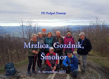 PD od Doma na Kalu do Doma na Šmohorja 6.11.2022