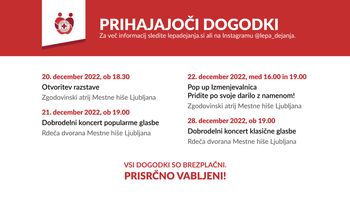 RAZSTAVA IN SPREMLJEVALNI DOGODKI »LJUBLJANA, MESTO SOLIDARNOSTI«