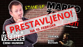 Marko Žerjal - Čudni cajti | Matr j smešn (PRESTAVLJENO NA 10. FEBRUAR)