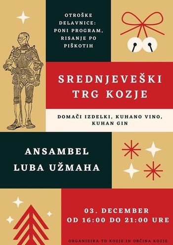 December v srednjeveških trgih - trg Kozje