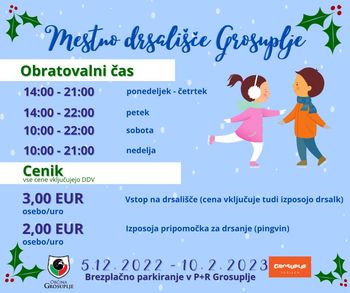 Ledena pravljica v Grosupljem