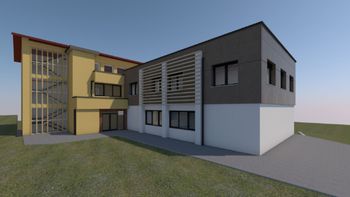 Gradnja nove telovadnice OŠ Poldeta Stražišarja poteka po načrtu