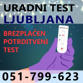 Testiranje v Ljubljani med božično-novoletnimi prazniki