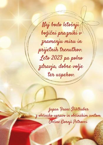 Vesel božič in srečno 2023!