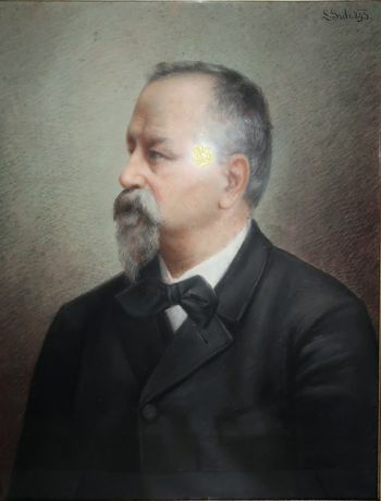 Ludovik Grilc, Dr. Hinko Dolenec, pastel, 1893 (NMP)