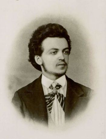 Mladostni portret Ludovika Grilca (Ilustrirani Slovenec, 10. 7. 1927, str. 231; vir: wikimedia)
