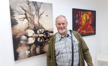Otvoritev likovne razstave Mojmirja Plevnika - Mojča