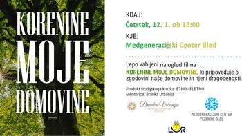 Korenine moje domovine