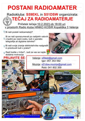TEČAJ ZA RADIOAMATERJA