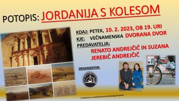 Potopis: JORDANIJA S KOLESOM