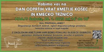 VLJUDNO VABLJENI NA DAN ODPRTIH VRAT IN KMEČKO TRŽNICO