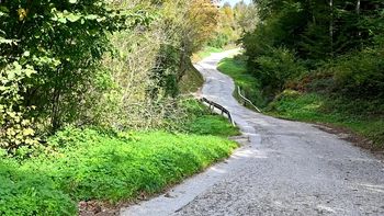 Popolna zapora mostu čez potok Sovpat