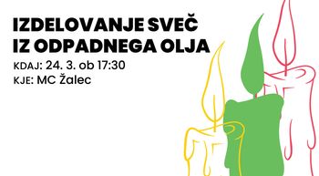MATERINSKI DAN: DELAVNICA IZDELAVE SVEČ IZ ODPADNEGA OLJA