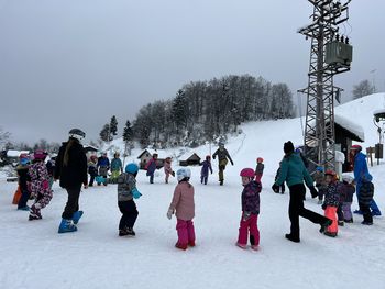 Smučarski tečaj vrtčevskih otrok v Šentjoštu