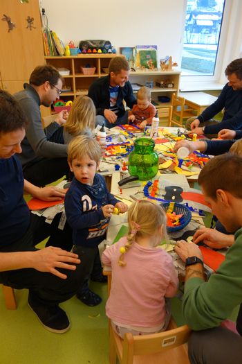 Večer z očeti – druženje in ustvarjalna delavnica