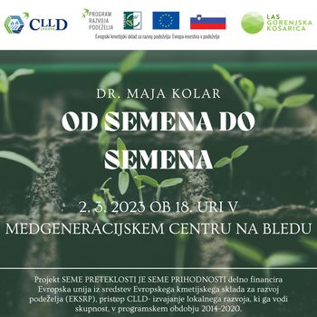 Knjižnica semen v Medgeneracijskem centru Vezenine Bled