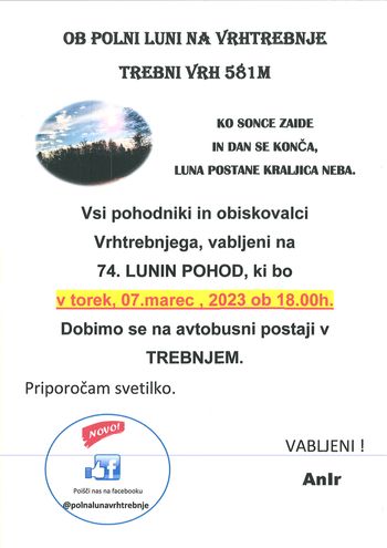 74. Lunin pohod na Vrhtrebnje