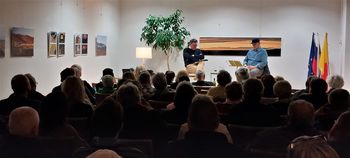 Z Janijem Kovačičem na predvečer kulturnega praznika v Temnici na Krasu