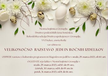 Velikonočna razstava jedil in ročnih izdelkov
