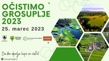 Očistimo Grosuplje 2023