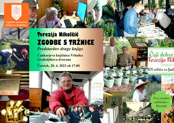 Predstavitev knjige Terezije Nikolčič – Zgodbe s tržnice