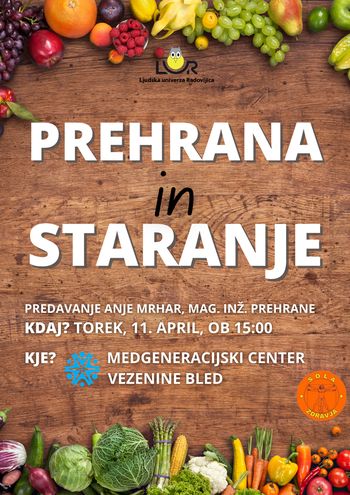Prehrana in staranje