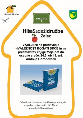 Predavanje in predstavitev knjige
