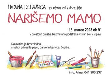 Likovna delavnica: Narišemo mamo
