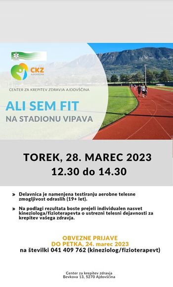 Delavnica: Ali sem fit? 