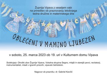 Oblečeni v mamino ljubezen