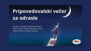 Noč Knjige: Pripovedovalski večer za odrasle
