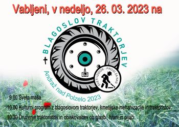BLAGOSLOV TRAKTORJEV v Andražu nad Polzelo