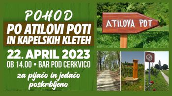 Pohod po Atilovi poti in Kapelskih kleteh