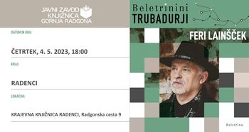 Beletrinini TRUBADURJI Feri Lainšček