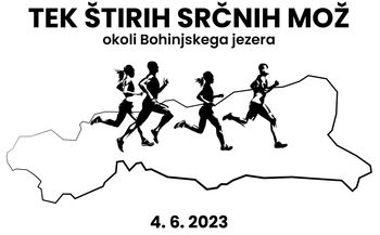 Tek štirih srčnih mož okoli Bohinjskega jezera