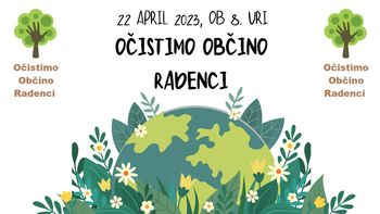Obvestilo - OČISTIMO OBČINO RADENCI