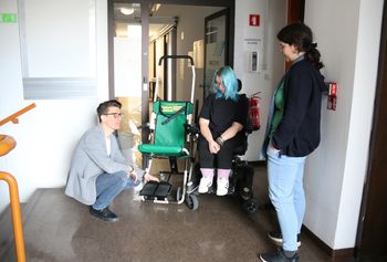 Evakuacija invalidov v primeru požara, potresa ali druge nesreče 