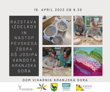 Razstava izdelkov in nastop pevskega zbora 